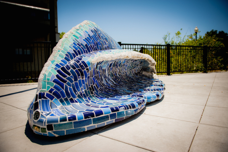 Wave bench 2015artwalk i8v inst1 058