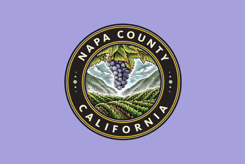 Napa county logo framed