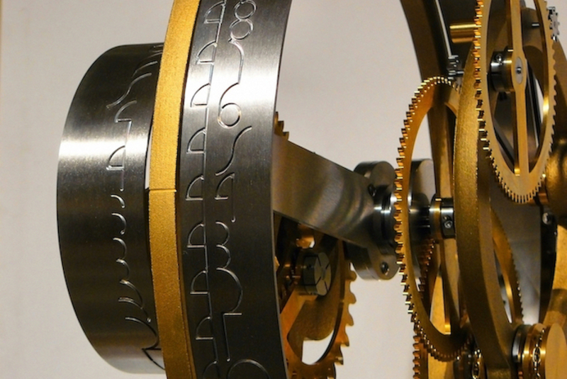 Canva black and gold machine